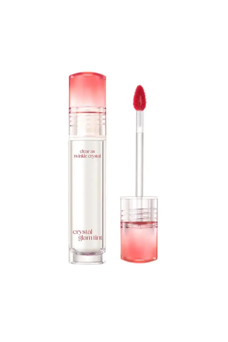 Clio Yapışkanlık Hissi Vermeyen Yoğun Işıltılı Tint CLIO Crystal Glam Tint (12 Fiery Rose)