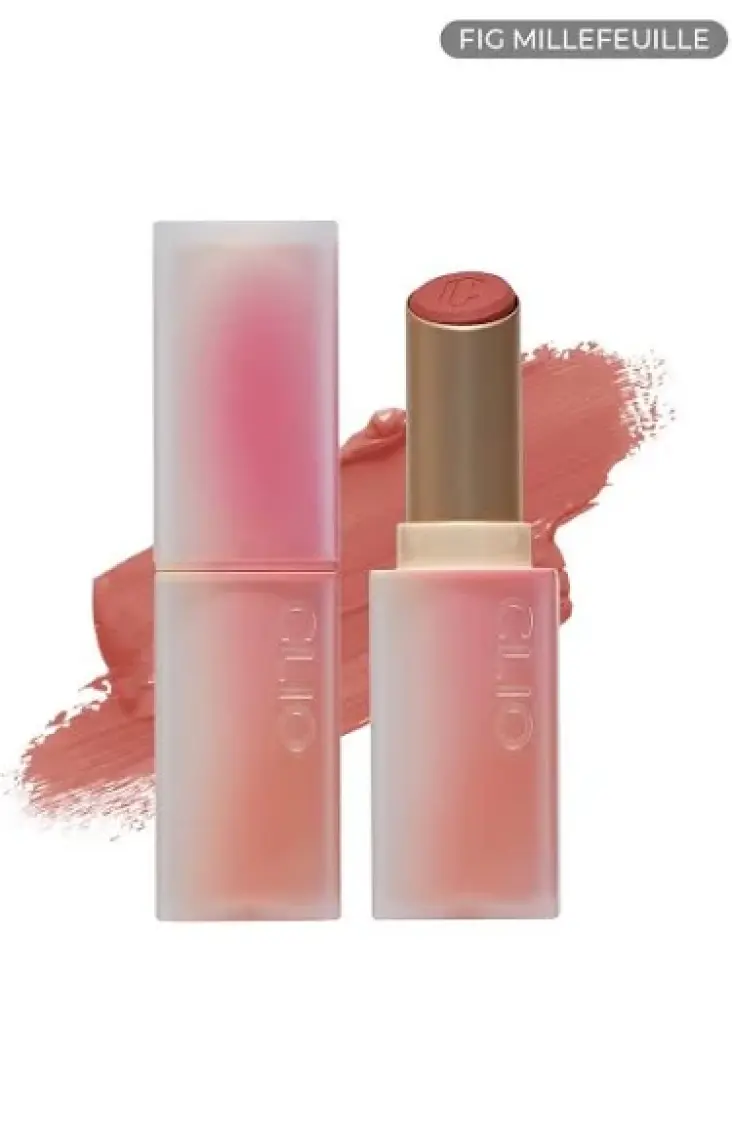 Clio Yumuşak Dokulu, Hafif Mat Görünüm Sunan Ruj CLIO Chiffon Mood Lip (10 Fig Millefeuille)