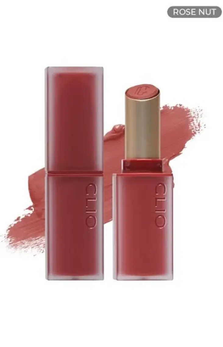 Clio Yumuşak Dokulu, Hafif Mat Görünüm Sunan Ruj CLIO Chiffon Mood Lip (10 Fig Millefeuille)