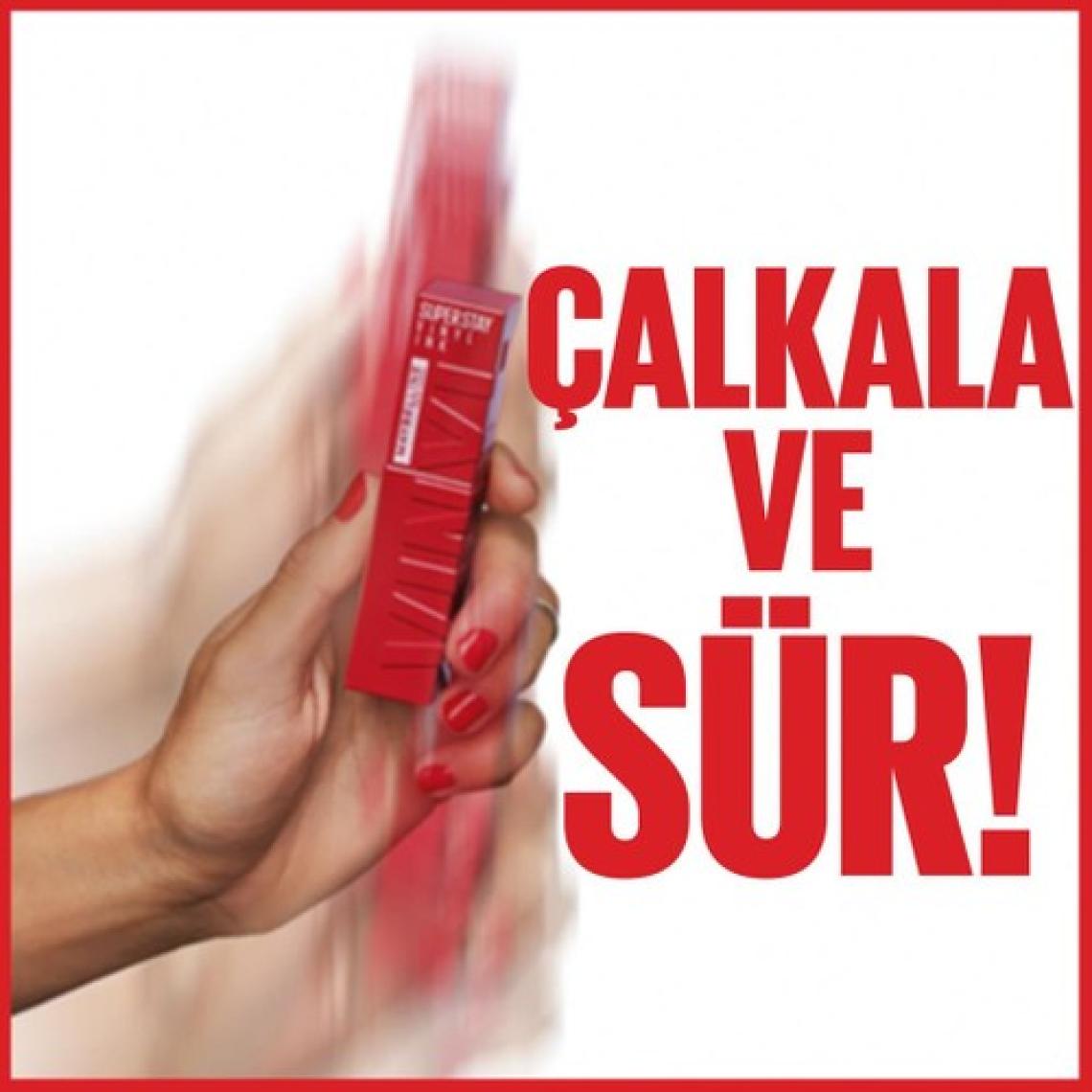 Maybelline New York Super Stay Vinyl Ink Likit Parlak Ruj 30 Unrivaled
