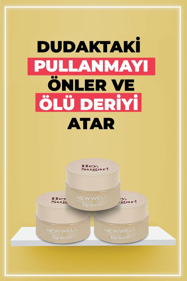 Hey Sugar! Hindistan Ceviz Aromalı Dudak Peelingi 20gr