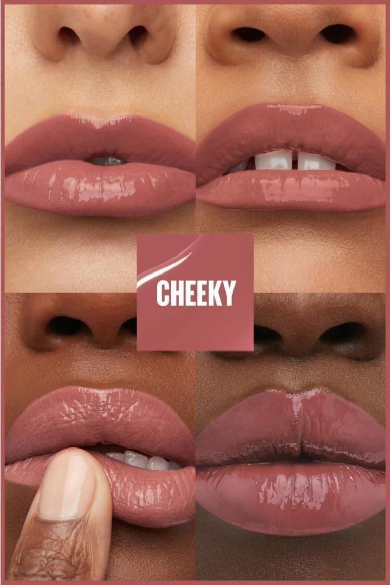 Maybelline New York Super Stay Vinyl Ink Likit Parlak Ruj 35 Cheeky