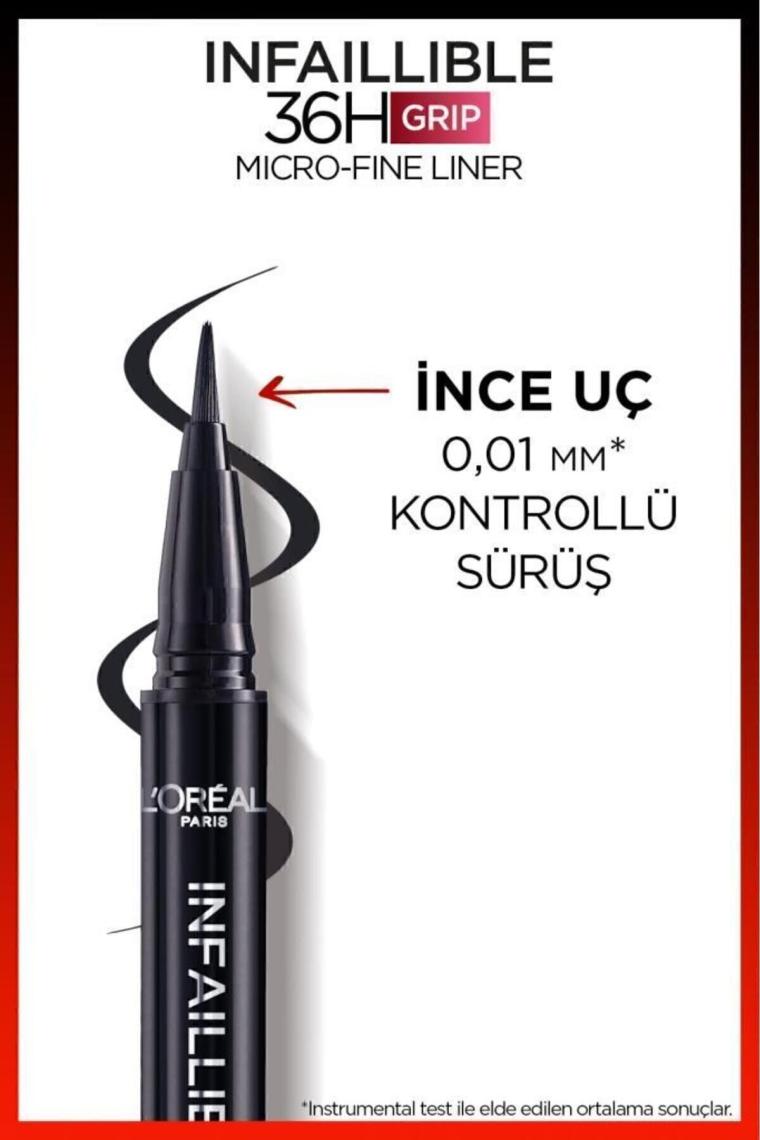 Loreal Paris Infaillible 36h Grip Micro Fine Eyeliner 01 Obsidian
