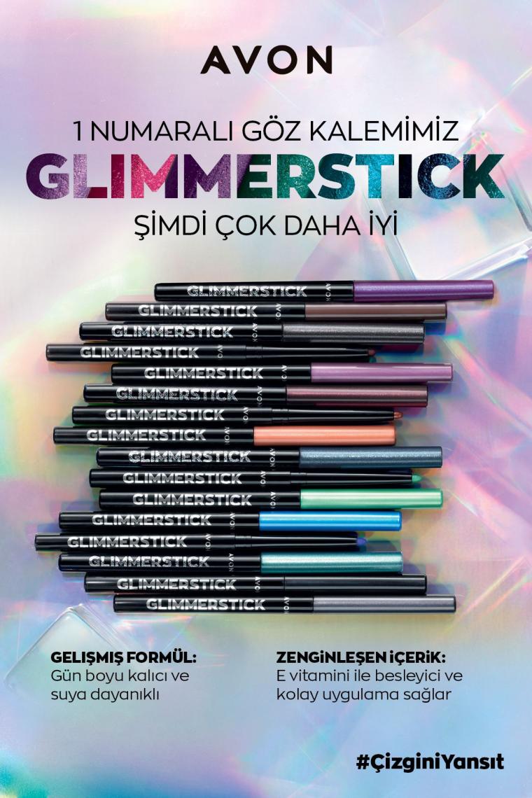 Glimmersticks Pırıltılı Asansörlü Suya Dayanıklı Göz Kalemi Brown Sugar