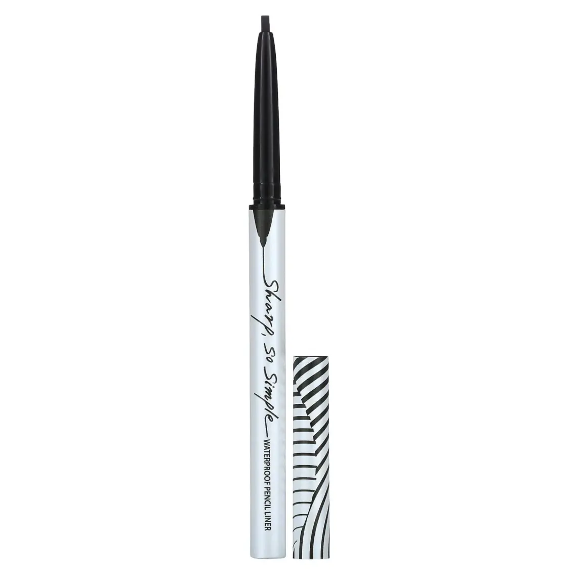 Clio Suya Dayanıklı, İnce Uçlu Göz Kalemi CLIO Sharp So Simple Waterproof Pencil Liner (01 Black)