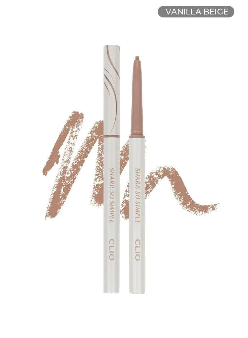 Clio Suya Dayanıklı, İnce Uçlu Göz Kalemi CLIO Sharp So Simple Waterproof Pencil Liner (01 Black)