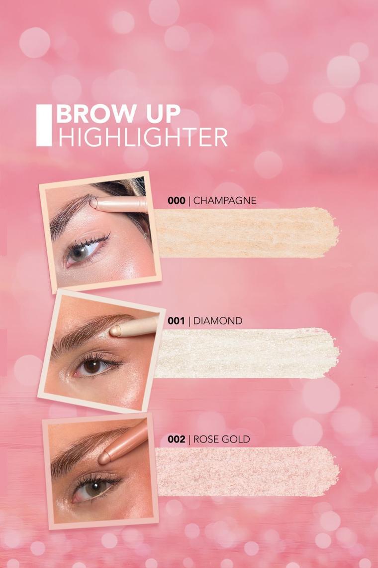 Asansörlü Aydınlatıcı Kaş Kalemi Uçuk Kahve -brow Up Highlighter Pencil-000 Champagne-8690604622269