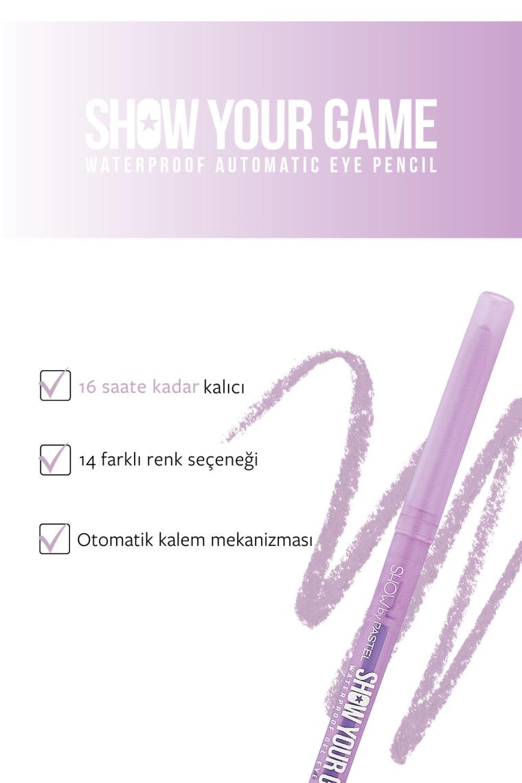 Show Your Game Waterproof Gel Eye Pencil - Jel Göz Kalemi 404