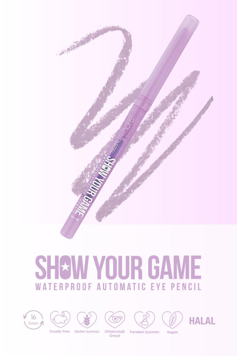 Show Your Game Waterproof Gel Eye Pencil - Jel Göz Kalemi 404