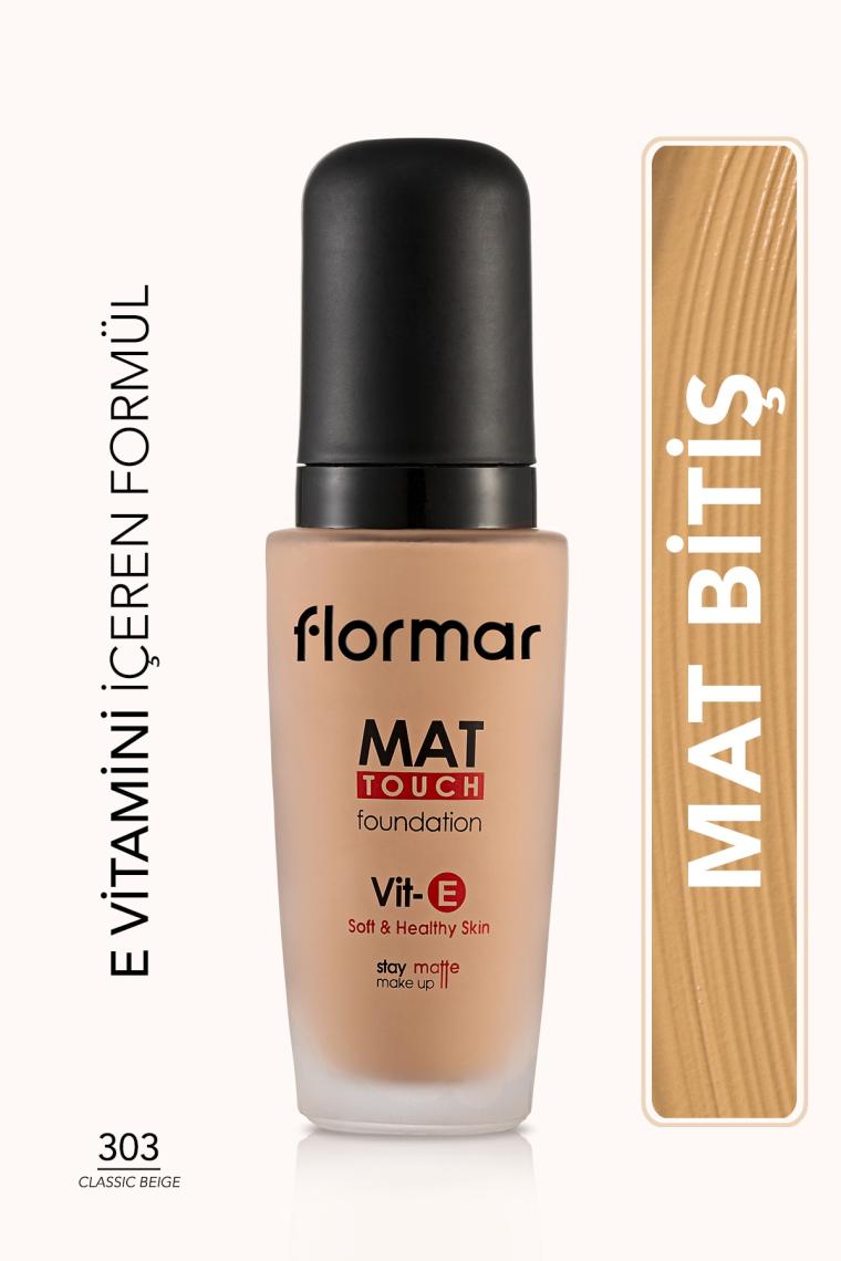 Flormar Mat Touch M303 Classic Beige Fondöten