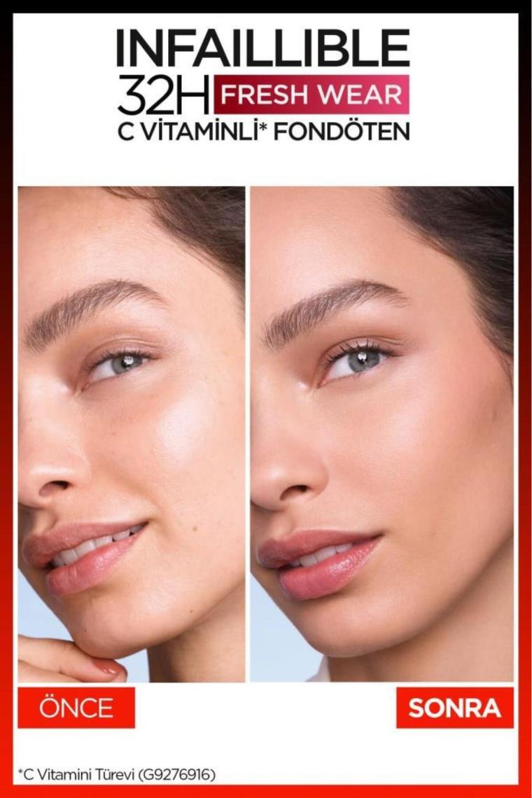 Loreal Paris Infaillible 32H Fresh Wear C Vitaminli Fondöten 130 True Beige