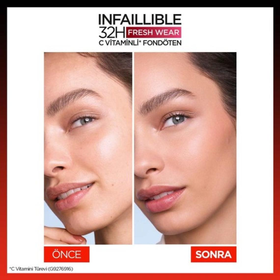 Loreal Paris Infaillible 32H Fresh Wear C Vitaminli Fondöten 200 Golden Sand