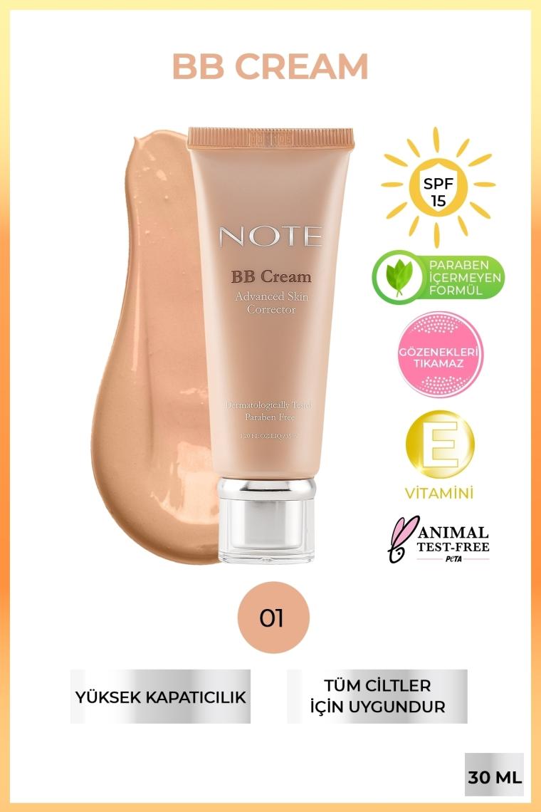 Note BB Krem Advanced Skin Corrector Spf 15 No 01 35 ml
