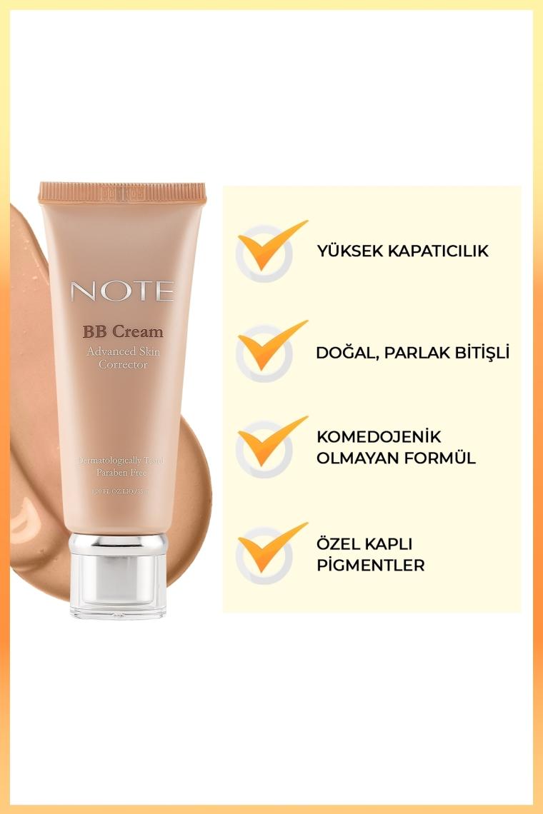 Note BB Krem Advanced Skin Corrector Spf 15 No 01 35 ml
