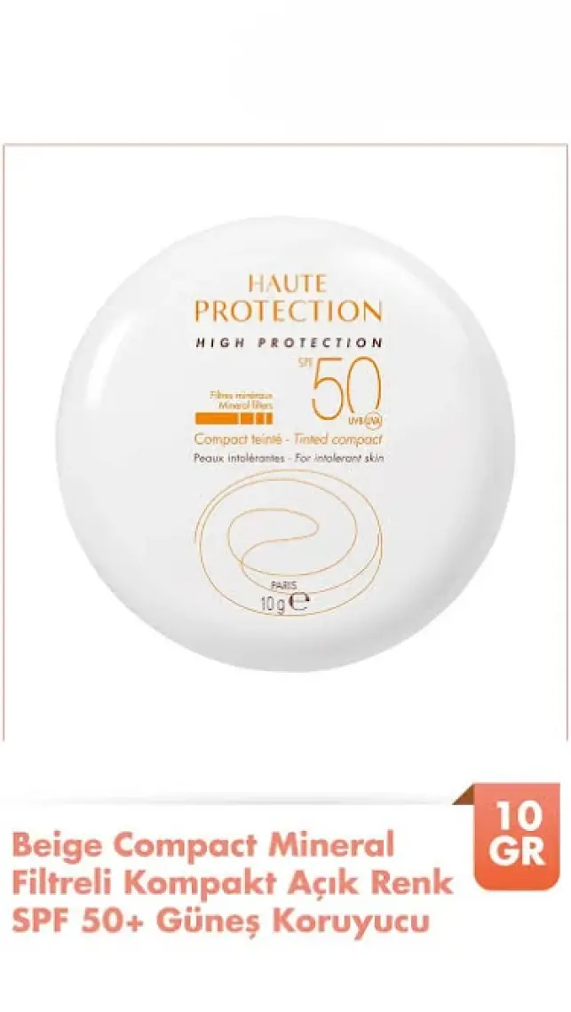 Avene Compact Sable Kapatıcı Krem Açık Renk Spf 50 10 g