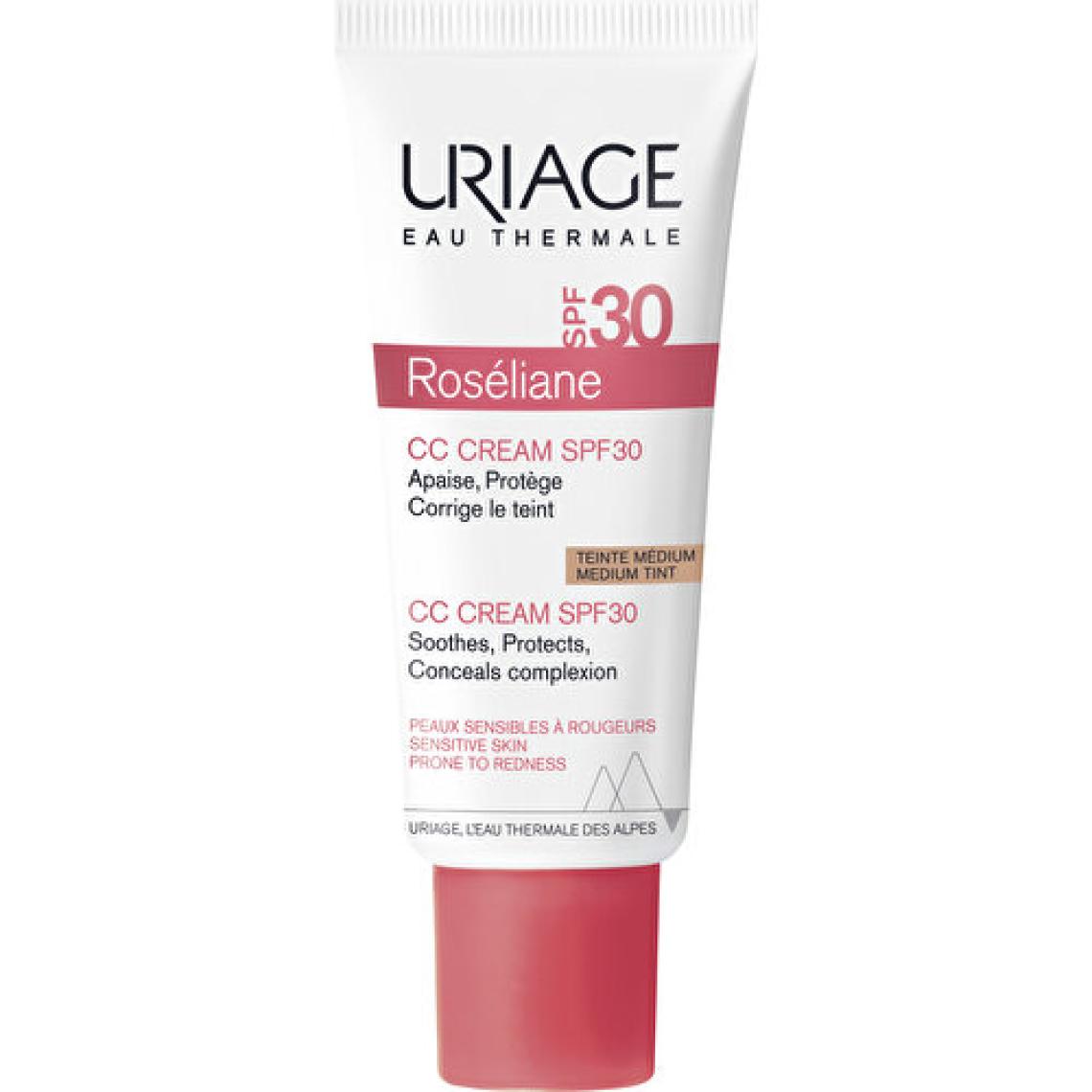 Uriage Roseliane CC Cream SPF30 40ml - Kızarıklık Eğilimli Hassas Ciltlere Özel CC Krem