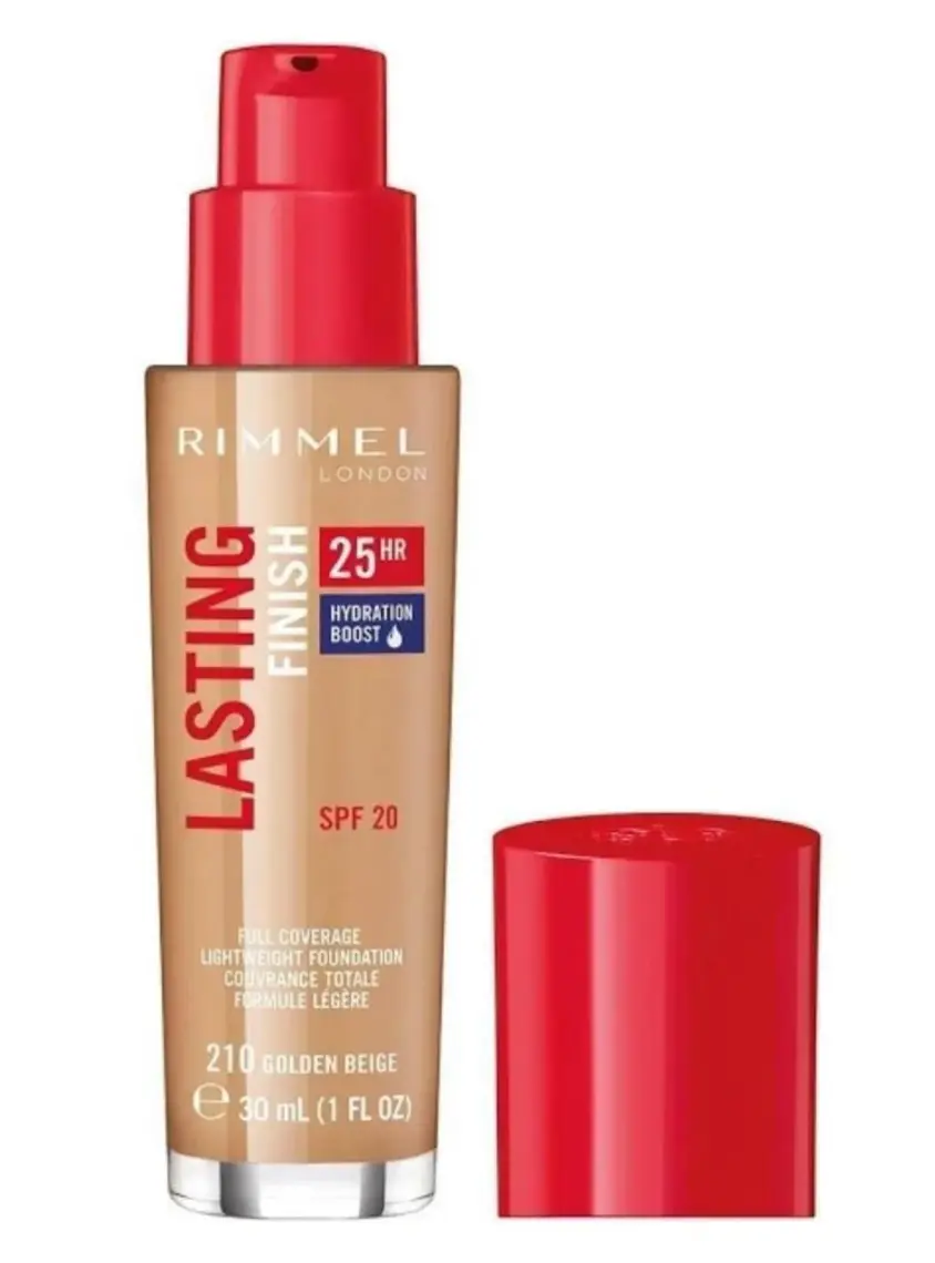 Rimmel London Fondöten - Lasting Finish Foundation 210 Gold Beige 30 ml