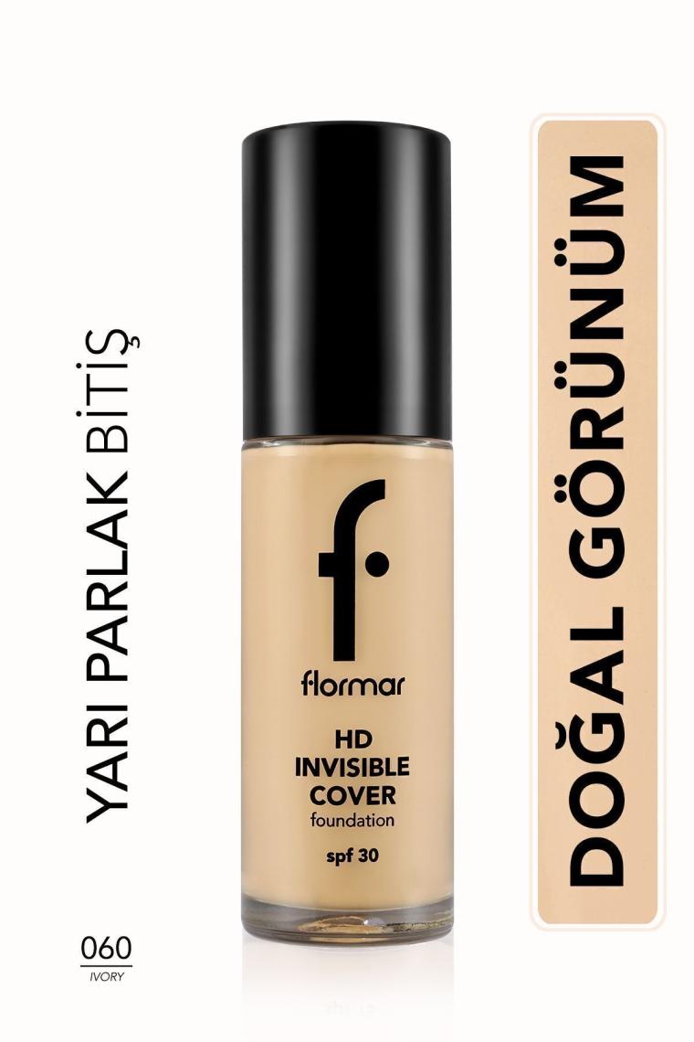 Flormar Invisible Cover Hd Hafif Yapılı & Yarı Parlak Bitişli