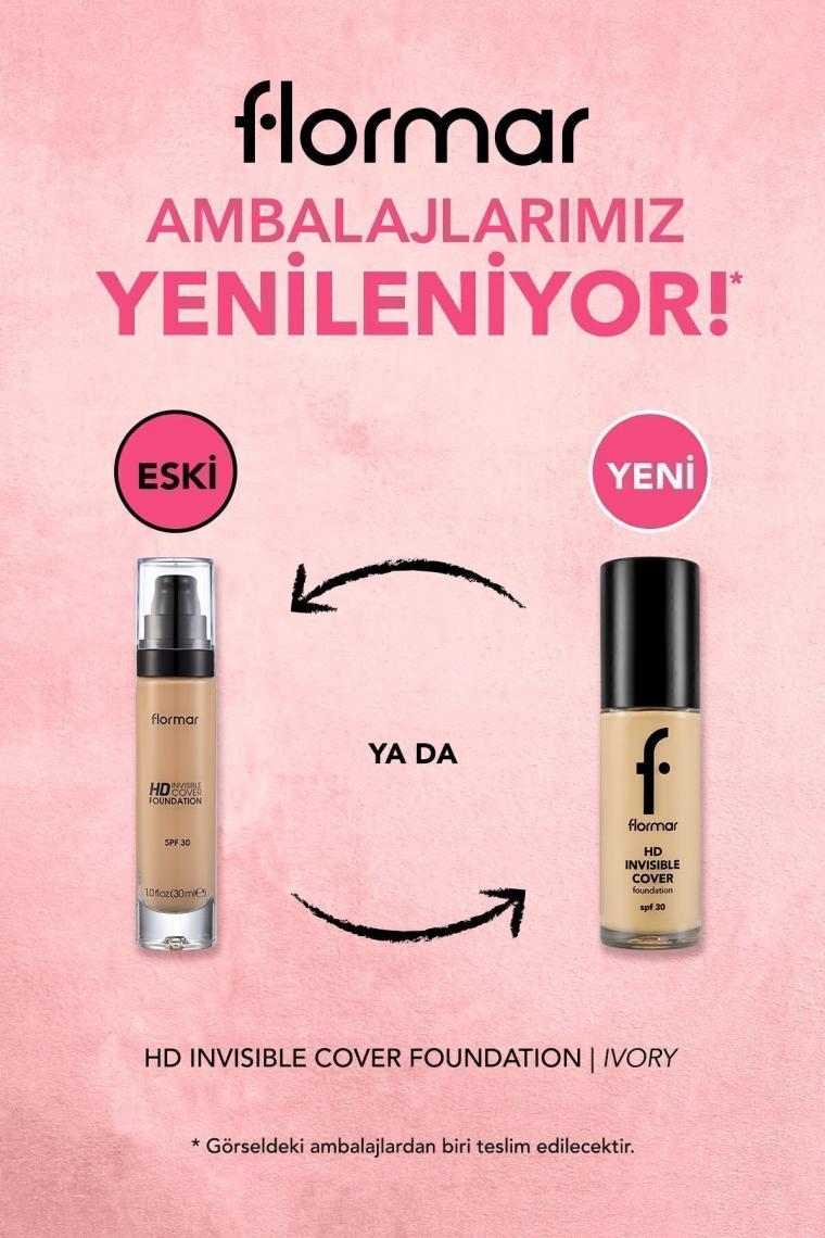 Flormar Invisible Cover Hd Hafif Yapılı & Yarı Parlak Bitişli