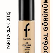 Flormar Invisible Cover Hd Hafif Yapılı & Yarı Parlak Bitişli