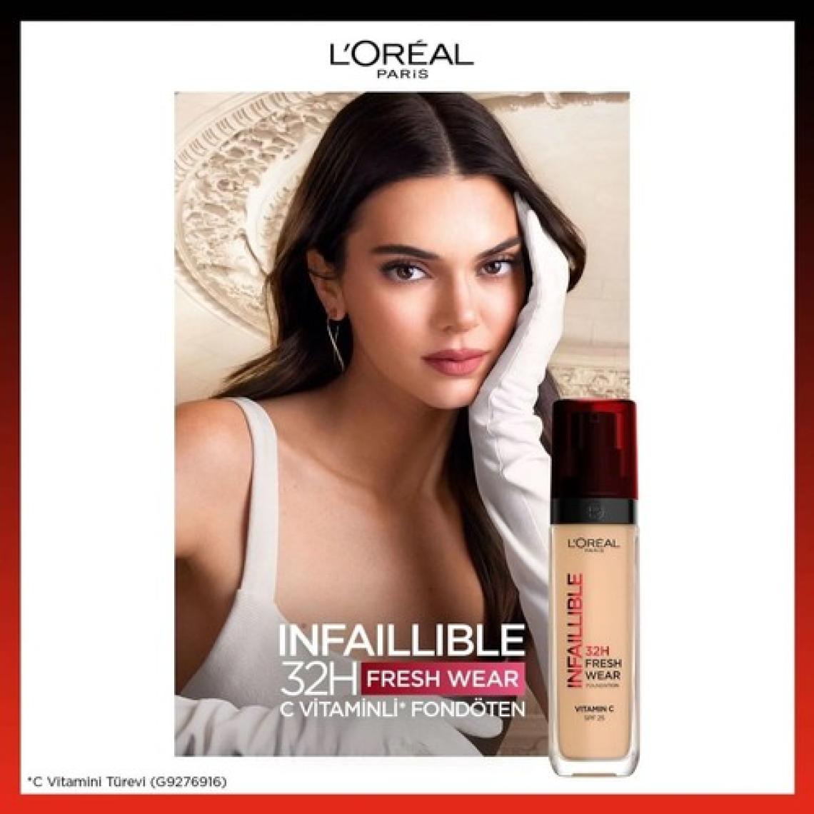 L'Oréal Paris Infaillible 32H Fresh Wear C Vitaminli Fondöten - 130 True Beige Kapatıcı