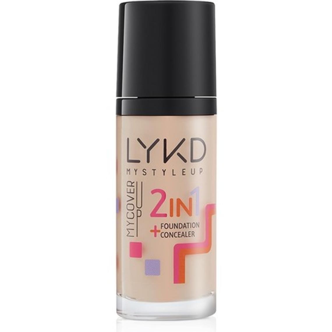 Lykd 2 In 1 Fondöten 133 Rose Almond