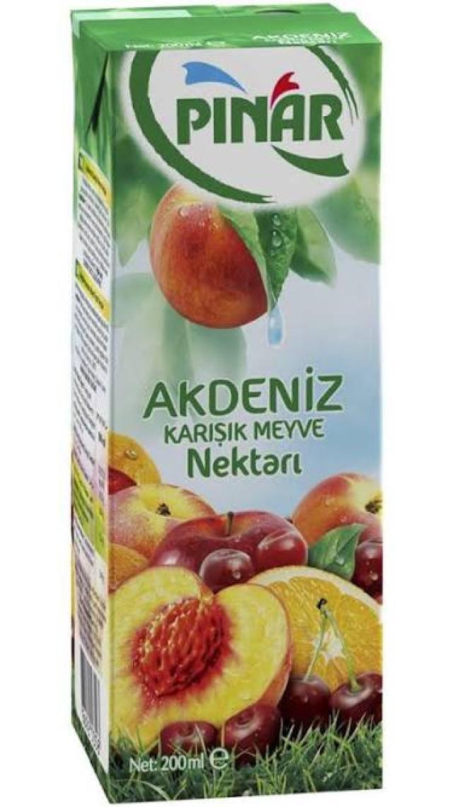 Pınar Meyveli Içecek Akdeniz 200 ml x 27 Adet