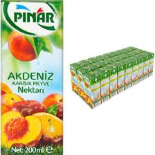 Pınar Meyveli Içecek Akdeniz 200 ml x 27 Adet