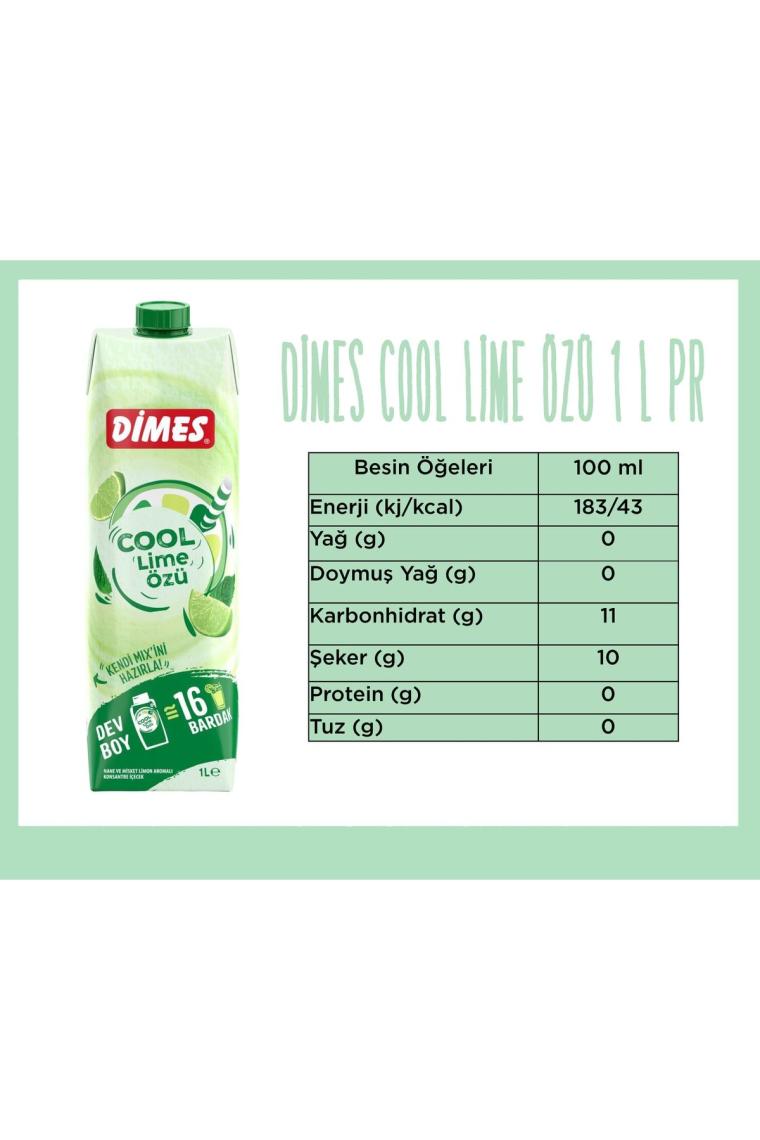 Dimes Cool Lime Özü 1 lt