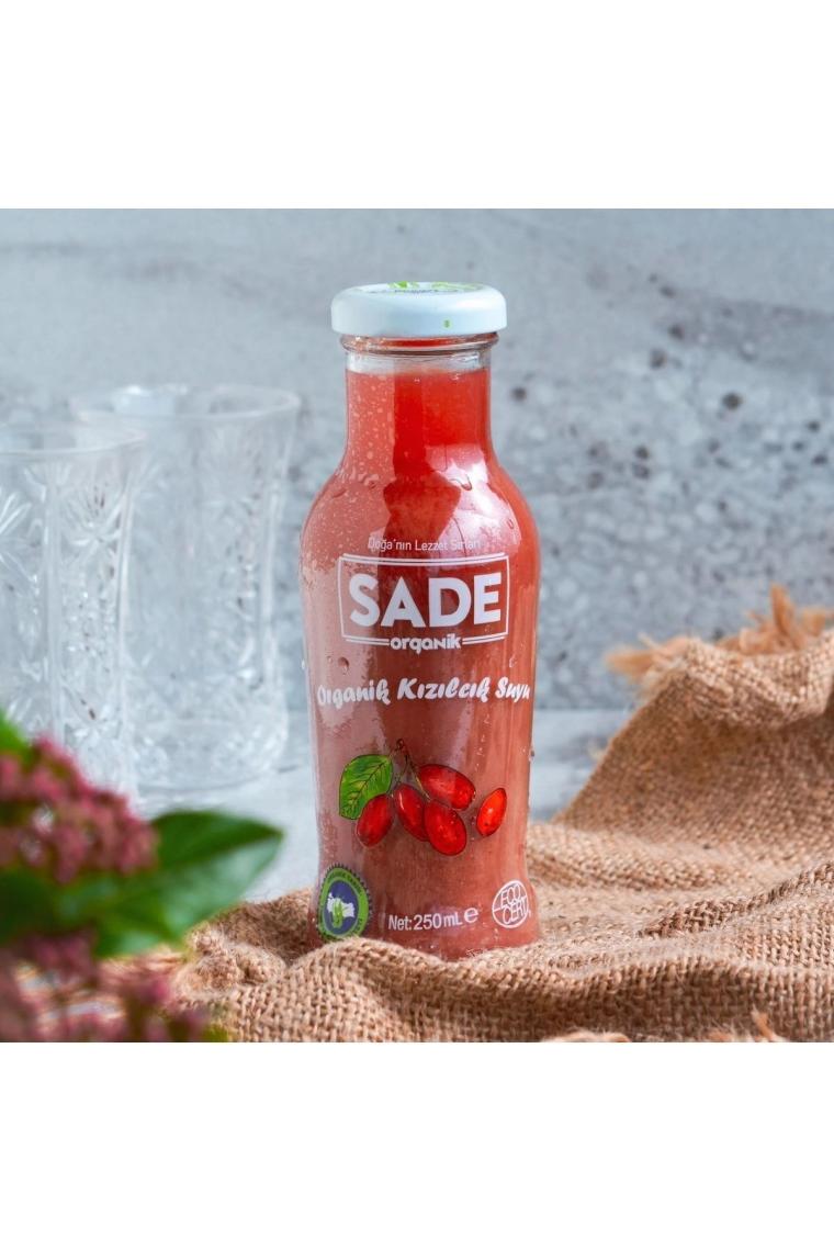 Sade Organik 250 ml Kızılcık Suyu