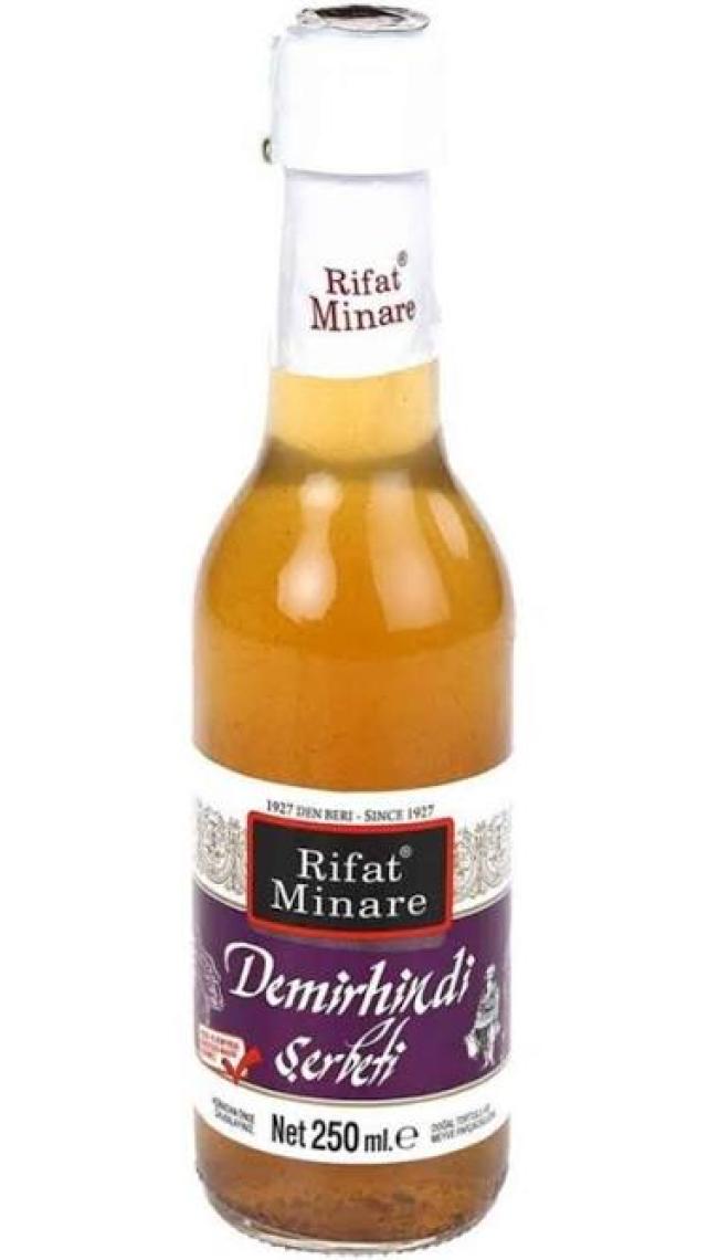Rifat Minare Demirhindi Şerbeti 250 Ml Cam