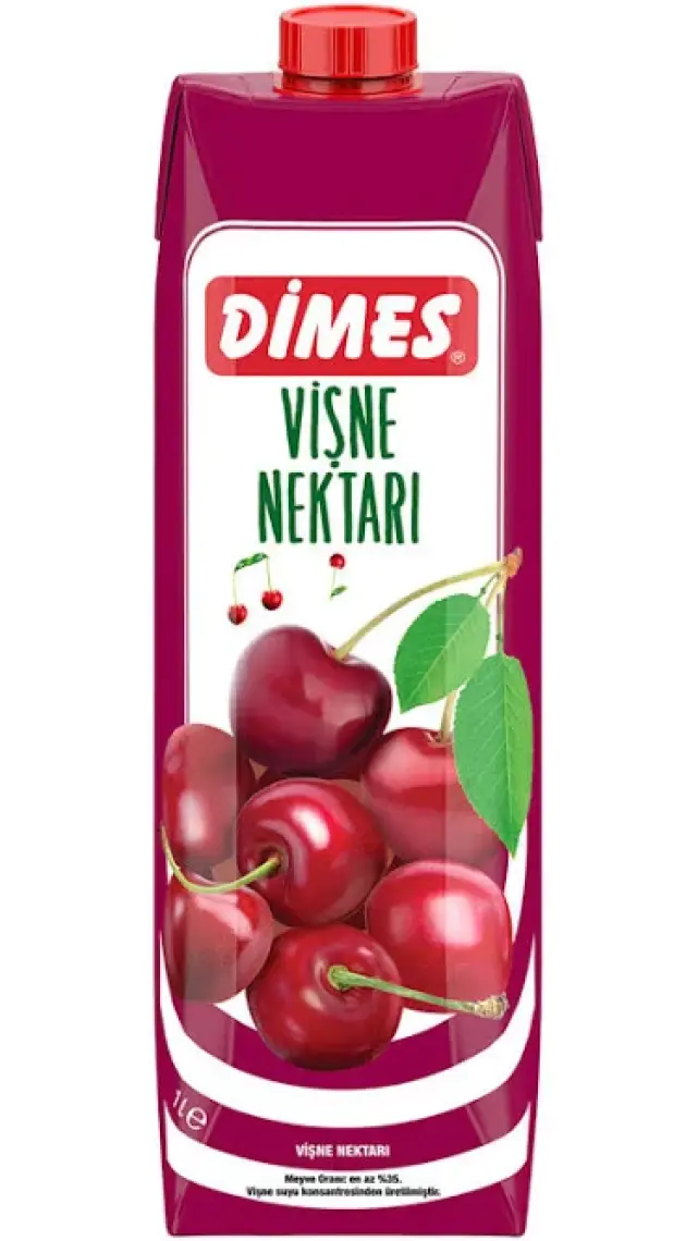 Dimes Meyve Suyu Vişne İçeceği 1 lt