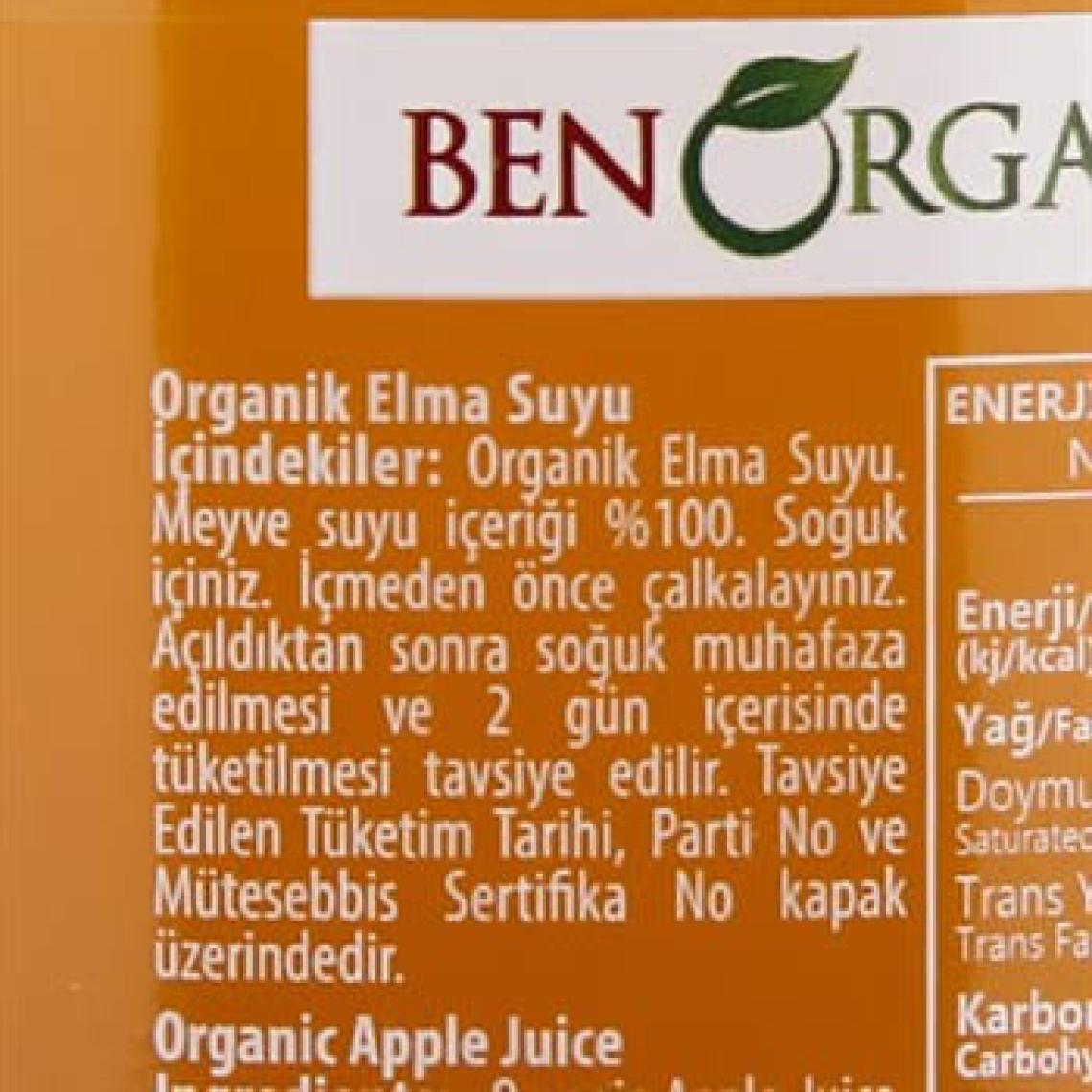 Benorganic Elma Suyu 946 ml