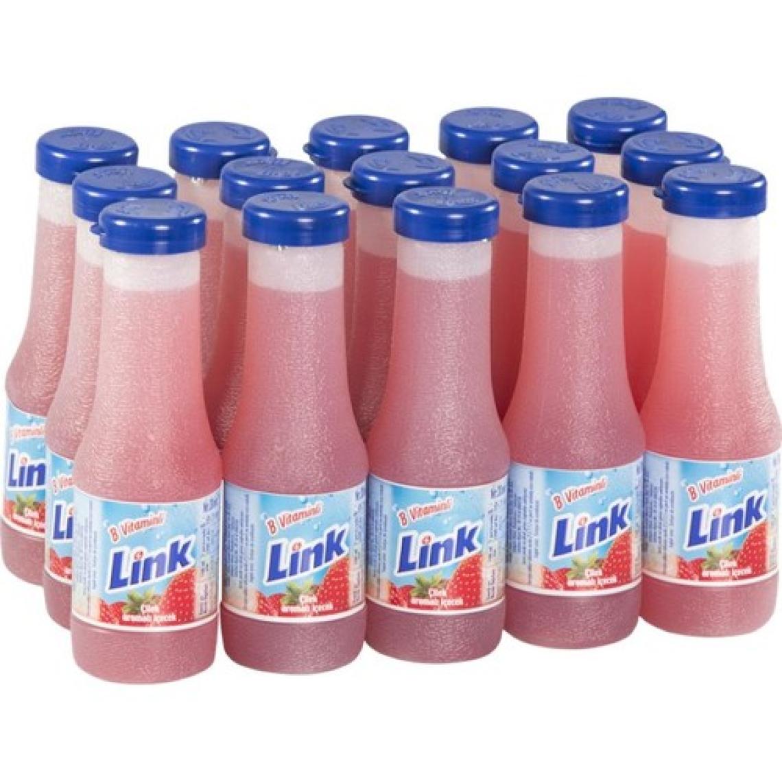 Link Çilek Aromalı İçecek 200 ml (15'li)