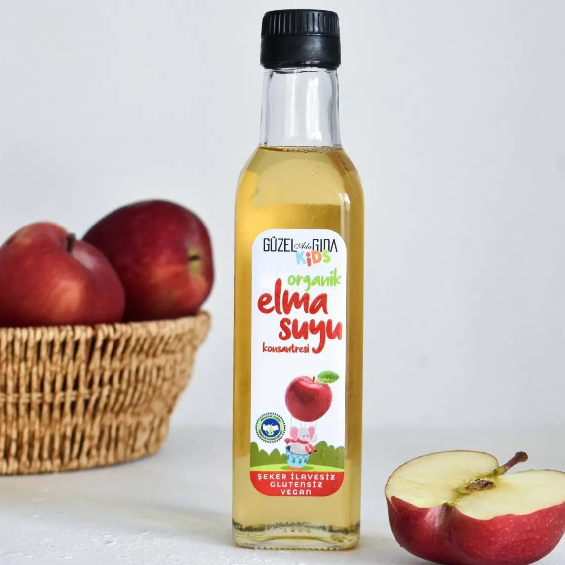 Güzel Ada Gıda Kids Organik Elma Suyu Konsantresi 340 Gr