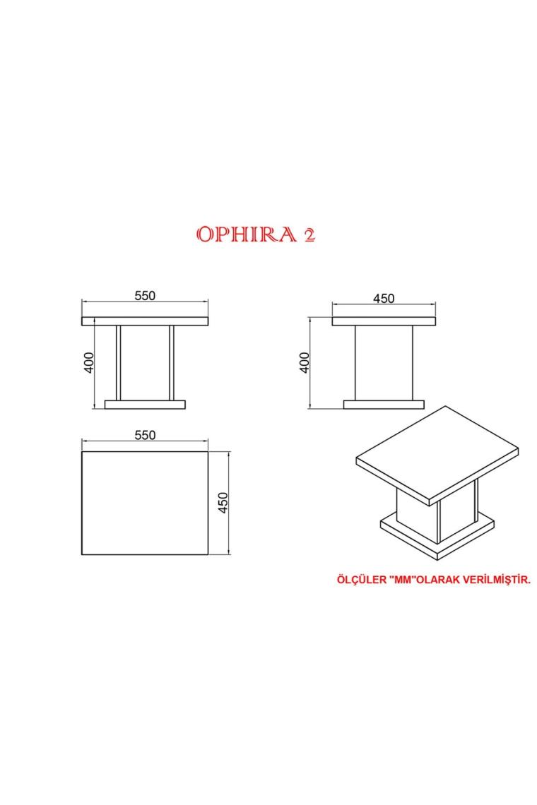 Ophira-1-2-3-4 Oph01 Ofis Büro Masa Takımı