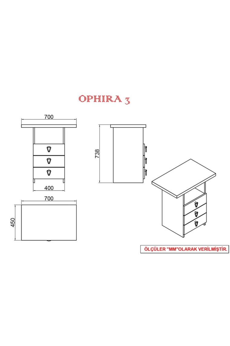 Ophira-1-2-3-4 Oph01 Ofis Büro Masa Takımı