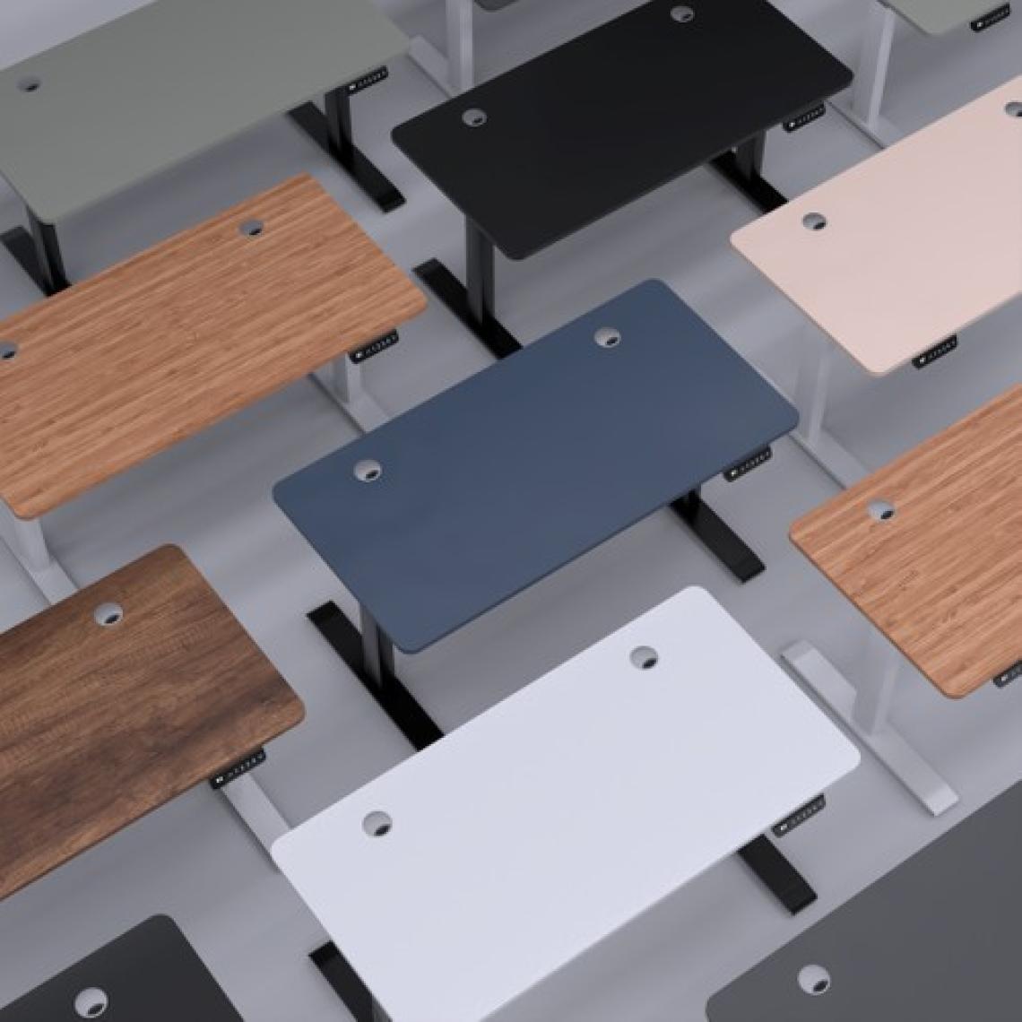 Karr Office O-Flex Tek Motorlu Elektrikli Yükseklik Ayarlı Masa - 160x80 - Siyah