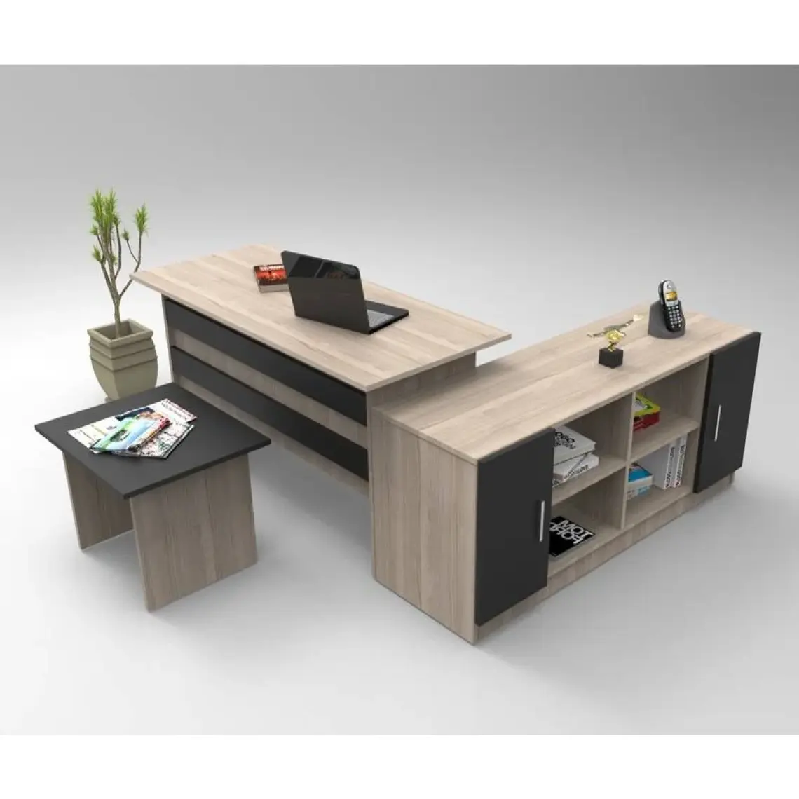 Yurudesign Vario ABF Ofis Büro Masa Takımı 3 Renk