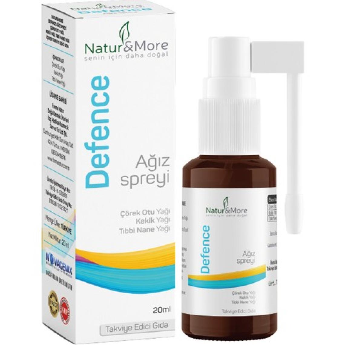 Natur&More Defence 20 ML Ağız Spreyi.