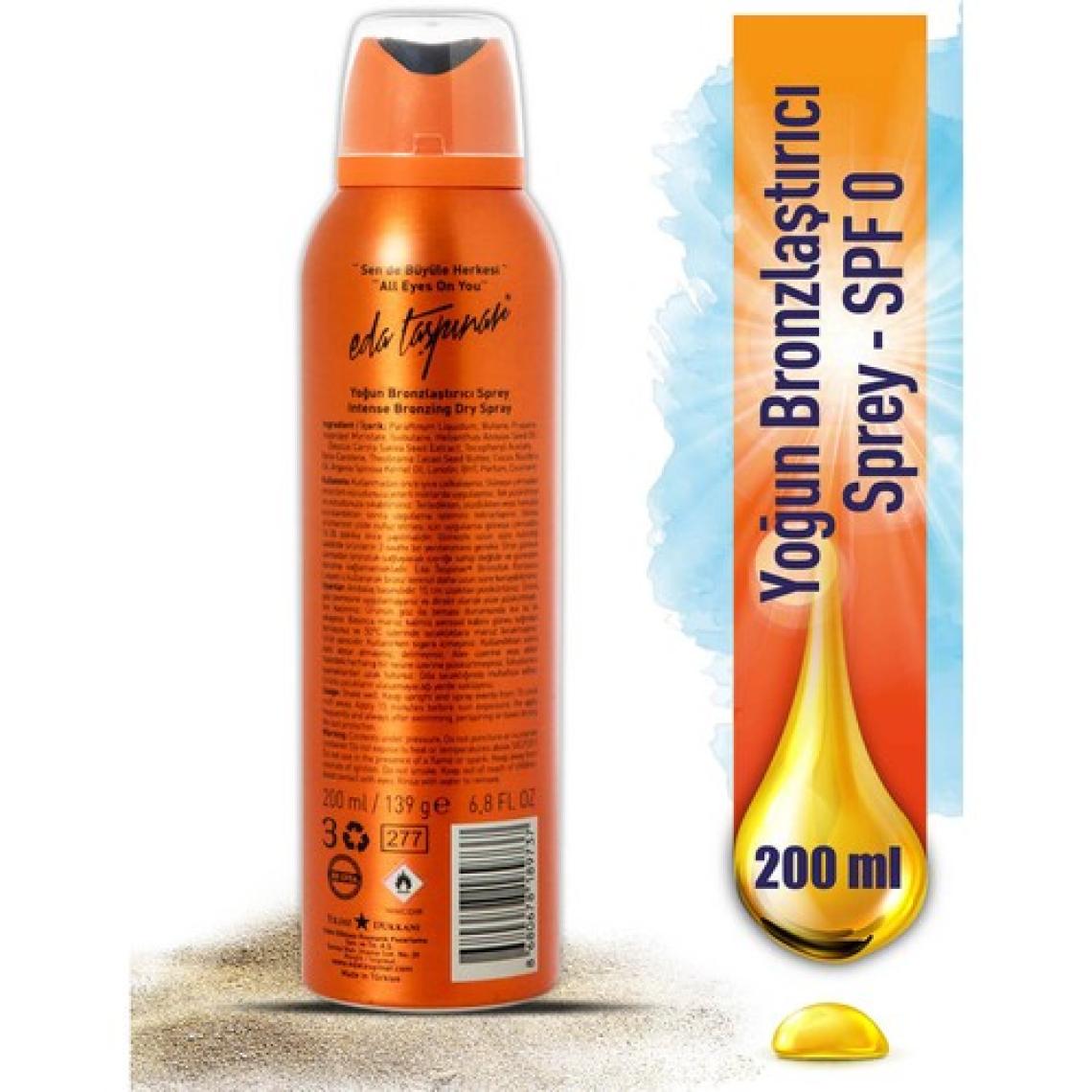 Eda Taşpınar Yoğun Bronzlaştırıcı Sprey SPF0 (200ml) & Tulum Body Mist (65ml)