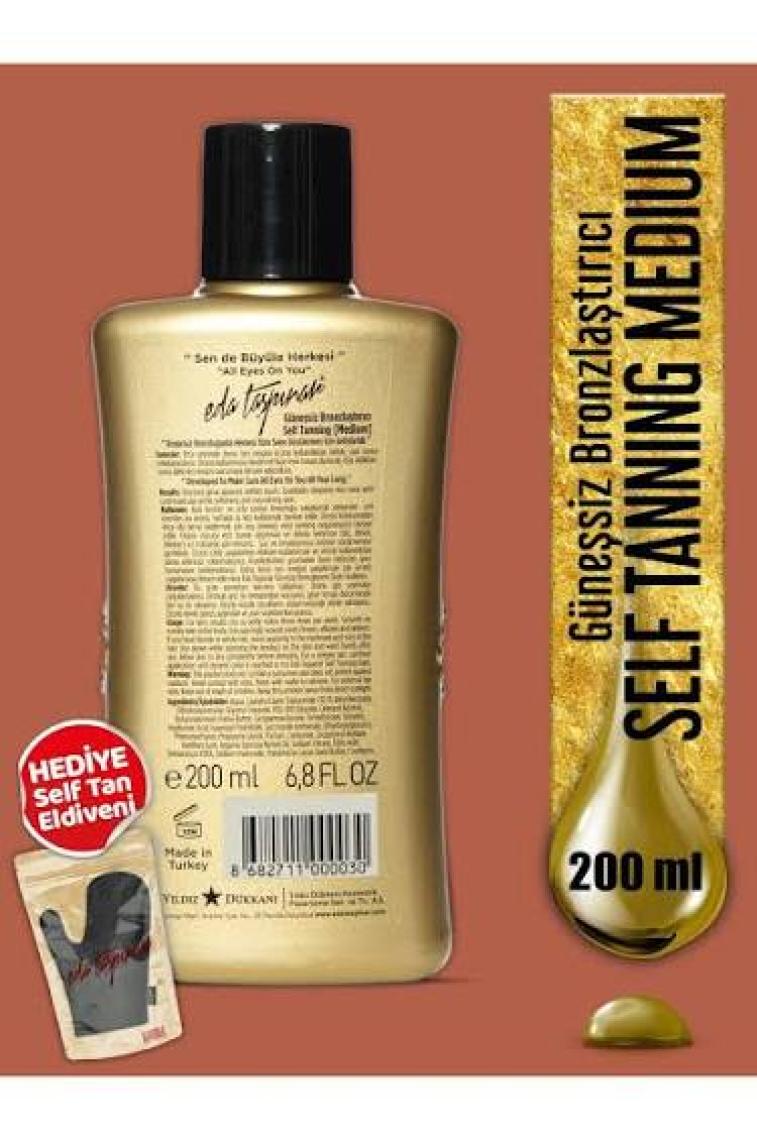 Eda Taşpınar Medium Self Tannig Güneşsiz Bronzlaştırıcı 200 ml