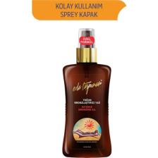 Eda Taşpınar Yoğun Bronzlaştırıcı Yağ SPF 0 200 ml (Sprey kapak)