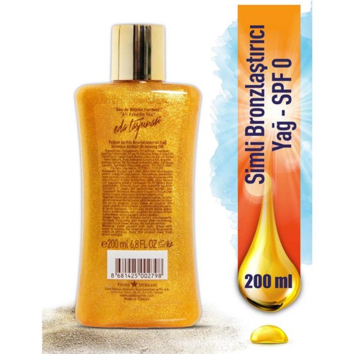 Eda Taşpınar Yoğun Işıltılı Bronzlaştırıcı Yağ SPF 0 (200ml) & Aqua Body Mist 200ml & Aqua Duş Jeli 400ml