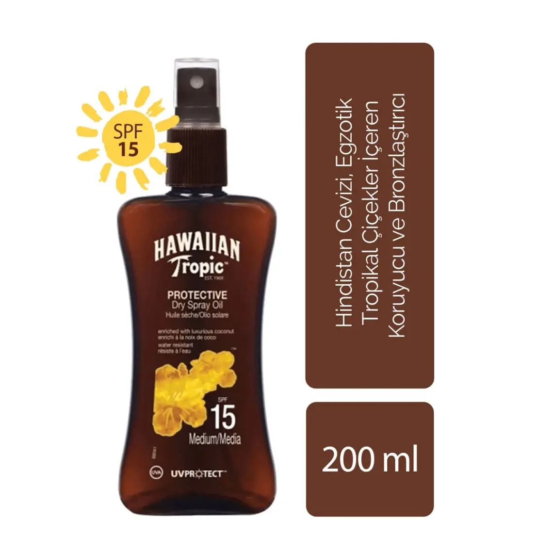 Hawaiian Tropic Yağ Spray Spf10 200Ml