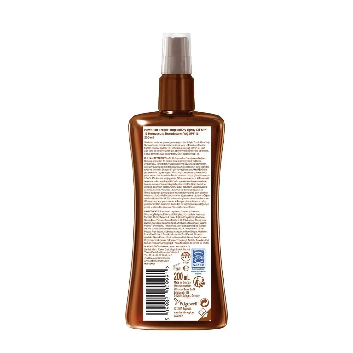Hawaiian Tropic Yağ Spray Spf10 200Ml