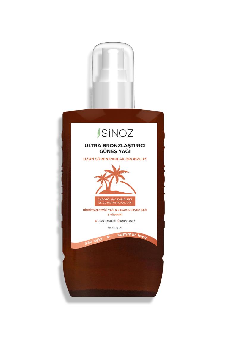 Kusursuz Bronzlaştırıcı Güneş Yağı Spreyi 200 ml Hindistan Cevizi Kakao Havuç Yağı Içeren