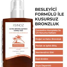 Kusursuz Bronzlaştırıcı Güneş Yağı Spreyi 200 ml Hindistan Cevizi Kakao Havuç Yağı Içeren