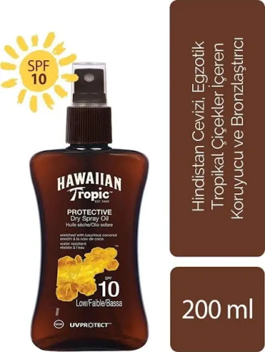 Hawaiian Tropic Yağ Spray Spf10 200Ml