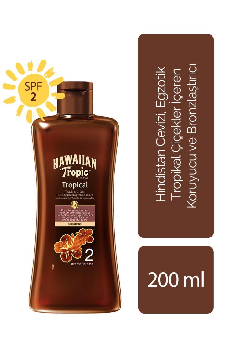 Koruyucu Ve Bronzlaştırıcı Yağ Spf 2